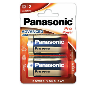 PANASONIC αλκαλικές μπαταρίες Pro Power, D/LR20, 1.5V, 2τμχ PANASONIC αλκαλικές μπαταρίες Pro Power, D/LR20, 1.5V, 2τμχ