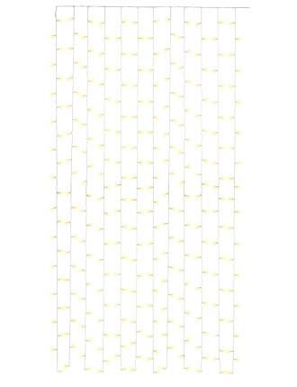 GOOBAY LED λαμπάκια κουρτίνα 57943, 3000K, 4.1m, IP44, USB, 300 LED