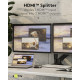GOOBAY HDMI splitter 58480, 2 σε 1, 4K/30Hz, μαύρο GOOBAY HDMI splitter 58480, 2 σε 1, 4K/30Hz, μαύρο