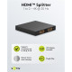 GOOBAY HDMI splitter 58480, 2 σε 1, 4K/30Hz, μαύρο GOOBAY HDMI splitter 58480, 2 σε 1, 4K/30Hz, μαύρο