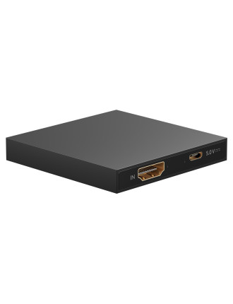 GOOBAY HDMI splitter 58480, 2 σε 1, 4K/30Hz, μαύρο GOOBAY HDMI splitter 58480, 2 σε 1, 4K/30Hz, μαύρο