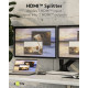 GOOBAY HDMI splitter 58481, 1-in σε 2-out, 4K/60Hz, μαύρο GOOBAY HDMI splitter 58481, 1-in σε 2-out, 4K/60Hz, μαύρο