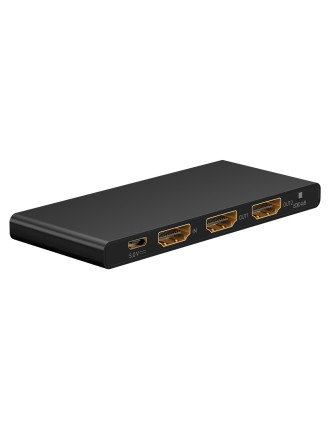 GOOBAY HDMI splitter 58481, 1-in σε 2-out, 4K/60Hz, μαύρο GOOBAY HDMI splitter 58481, 1-in σε 2-out, 4K/60Hz, μαύρο
