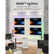 GOOBAY HDMI splitter 58483, 4 σε 1, 4K/60Hz, μαύρο GOOBAY HDMI splitter 58483, 4 σε 1, 4K/60Hz, μαύρο
