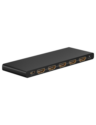GOOBAY HDMI splitter 58483, 4 σε 1, 4K/60Hz, μαύρο GOOBAY HDMI splitter 58483, 4 σε 1, 4K/60Hz, μαύρο