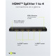 GOOBAY HDMI splitter 58483, 4 σε 1, 4K/60Hz, μαύρο GOOBAY HDMI splitter 58483, 4 σε 1, 4K/60Hz, μαύρο