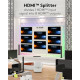 GOOBAY HDMI splitter 58484, 8 σε 1, 4K/60Hz, μαύρο GOOBAY HDMI splitter 58484, 8 σε 1, 4K/60Hz, μαύρο