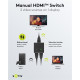 GOOBAY HDMI switch 58486, 2-in σε 1-out, 4K/60Hz, μαύρο GOOBAY HDMI switch 58486, 2-in σε 1-out, 4K/60Hz, μαύρο