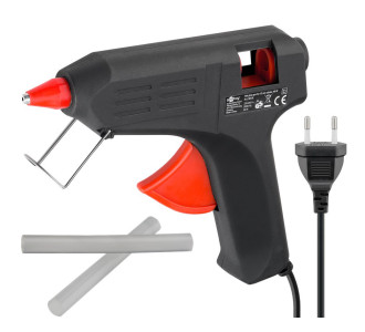 GOOBAY θερμικό πιστόλι σιλικόνης 59176, 20W, 11-12mm, μαύρο