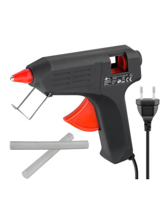 GOOBAY θερμικό πιστόλι σιλικόνης 59176, 20W, 11-12mm, μαύρο