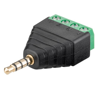 GOOBAY βύσμα 3.5mm σε Terminal Block 4-pin 59198
