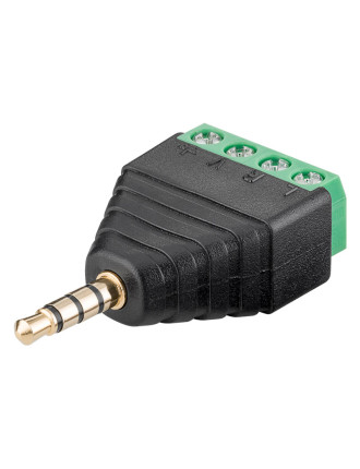 GOOBAY βύσμα 3.5mm σε Terminal Block 4-pin 59198