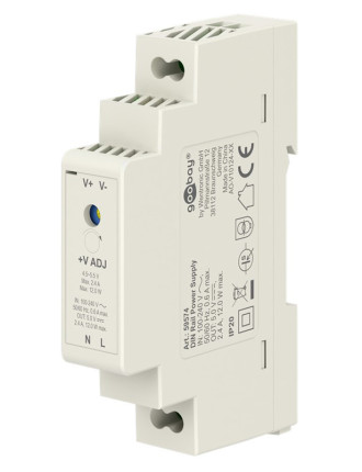 GOOBAY τροφοδοτικό 59574 για DIN rail, 5V/2.4A, 12W, IP20