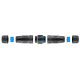 GOOBAY αδιάβροχος σύνδεσμος RJ45 Cat 6A 59582, IP68, μαύρος GOOBAY αδιάβροχος σύνδεσμος RJ45 Cat 6A 59582, IP68, μαύρος