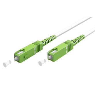 GOOBAY καλώδιο οπτικής ίνας SC-APC 59598, Singlemode OS2, 10m, λευκό