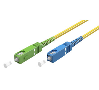 GOOBAY καλώδιο οπτικής ίνας SC-APC 59659, Singlemode OS2, 2m, κίτρινο