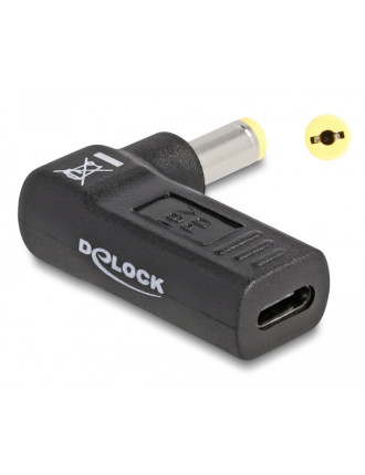 DELOCK αντάπτορας τροφοδοσίας 60009 USB-C σε Acer 5.5x1.7mm, 90°, μαύρος DELOCK αντάπτορας τροφοδοσίας 60009 USB-C σε Acer 5.5x1.7mm, 90°, μαύρος