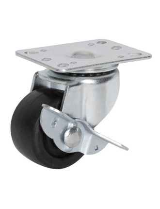 Ρόδα για rack 600825001, περιστρεφόμενη, με φρένο, 200kg max