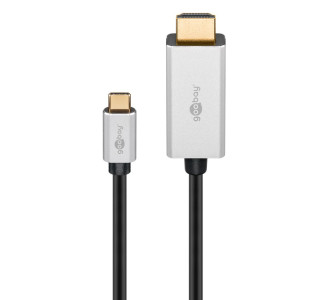 GOOBAY καλώδιο USB-C σε HDMI 60174, HDR, 8K, 4K/120Hz, 2m, μαύρο GOOBAY καλώδιο USB-C σε HDMI 60174, HDR, 8K, 4K/120Hz, 2m, μαύρο