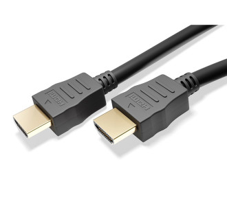 GOOBAY καλώδιο HDMI 2.0 60620 με Ethernet, 4K/60Hz, 18 Gbps, 1m, μαύρο