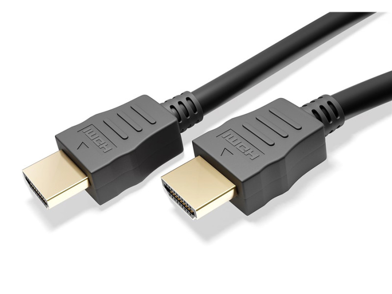 GOOBAY καλώδιο HDMI 2.0 60620 με Ethernet, 4K/60Hz, 18 Gbps, 1m, μαύρο