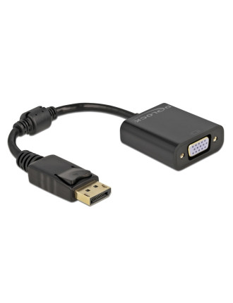 DELOCK αντάπτορας DisplayPort σε VGA 61006, 1920x1200p, passive, μαύρος DELOCK αντάπτορας DisplayPort σε VGA 61006, 1920x1200p, passive, μαύρος