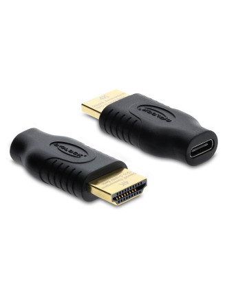 DELOCK αντάπτορας HDMI σε USB-C 61075, 4K/60Hz, μαύρος