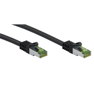 GOOBAY καλώδιο δικτύου 61098, CAT 8.1 S/FTP, copper, LSZH, 10m, μαύρο