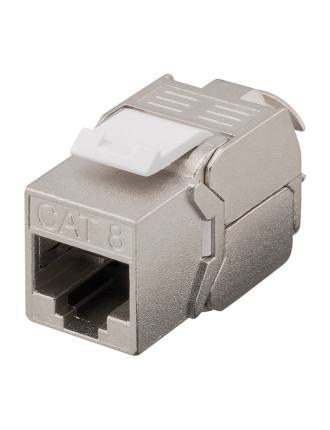 GOOBAY keystone module RJ45 CΑΤ 8.1 61129, STP, 2000 MHz, GHMT, ασημί