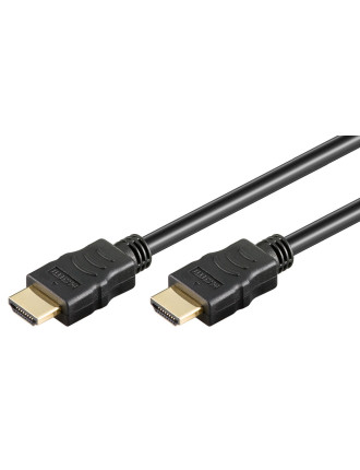 GOOBAY καλώδιο HDMI 2.0 61160 με Ethernet, 4K/60Hz, 18 Gbps, 3m, μαύρο