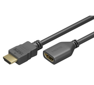GOOBAY καλώδιο προέκτασης HDMI 61313 Ethernet, 4K/60Hz 18Gbps, 5m, μαύρο