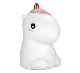 GOOBAY LED φωτιστικό νυκτός μονόκερος 61649, RGB, επαναφορτιζόμενο, λευκό