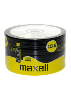 MAXELL CD-R 700ΜΒ/80min, 52x speed, spindle pack 50τμχ