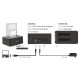 DELOCK docking station για 2.5" ή 3.5" SATA HDD/SSD 62661, 2 θέσεων, 6Gbps, clone function, μαύρο DELOCK docking station για 2.5" ή 3.5" SATA HDD/SSD 62661, 2 θέσεων, 6Gbps, clone function, μαύρο