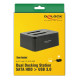 DELOCK docking station για 2.5" ή 3.5" SATA HDD/SSD 62661, 2 θέσεων, 6Gbps, clone function, μαύρο DELOCK docking station για 2.5" ή 3.5" SATA HDD/SSD 62661, 2 θέσεων, 6Gbps, clone function, μαύρο
