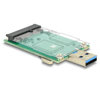 DELOCK αντάπτορας USB σε mSATA 62681, 5Gbps