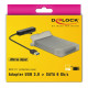 DELOCK αντάπτορας USB σε SATA 62742 με θήκη για 2.5" HDD/SSD, 6Gbps DELOCK αντάπτορας USB σε SATA 62742 με θήκη για 2.5" HDD/SSD, 6Gbps