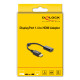 DELOCK αντάπτορας DisplayPort σε HDMI 63006, 4K/60Hz, active, μαύρος DELOCK αντάπτορας DisplayPort σε HDMI 63006, 4K/60Hz, active, μαύρος
