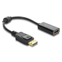 DELOCK αντάπτορας DisplayPort σε HDMI 63006, 4K/60Hz, active, μαύρος DELOCK αντάπτορας DisplayPort σε HDMI 63006, 4K/60Hz, active, μαύρος