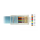 DELOCK Καλώδιο Serial RS-232 DB9 female σε RJ45 male, 1m, μπλε DELOCK Καλώδιο Serial RS-232 DB9 female σε RJ45 male, 1m, μπλε