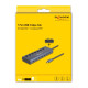 DELOCK USB-C hub 63410 με διακόπτες, 7x θυρών, 5Gbps, 20W, USB-C σύνδεση, μπλε DELOCK USB-C hub 63410 με διακόπτες, 7x θυρών, 5Gbps, 20W, USB-C σύνδεση, μπλε