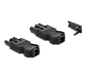 DELOCK σύνδεσμος εγκατάστασης 3-pole 64147, GST 18/3 set, μαύρος DELOCK σύνδεσμος εγκατάστασης 3-pole 64147, GST 18/3 set, μαύρος