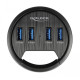 DELOCK USB hub 64153, 4x θυρών, 5Gbps, Φ60mm, USB σύνδεση, μαύρο DELOCK USB hub 64153, 4x θυρών, 5Gbps, Φ60mm, USB σύνδεση, μαύρο