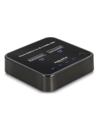 DELOCK docking station για M.2 NVMe SSD 64177, 2 θέσεων, 10Gbps, clone function, μαύρο DELOCK docking station για M.2 NVMe SSD 64177, 2 θέσεων, 10Gbps, clone function, μαύρο