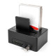 DELOCK docking station για 2.5" ή 3.5" SATA HDD/SSD 64183, 2 θέσεων, με card reader, 5Gbps, clone function, μαύρο DELOCK docking station για 2.5" ή 3.5" SATA HDD/SSD 64183, 2 θέσεων, με card reader, 5Gbps, clone function, μαύρο