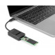 DELOCK αντάπτορας USB-C σε M.2 NVMe PCIe/SATA SSD 64198, 10Gbps DELOCK αντάπτορας USB-C σε M.2 NVMe PCIe/SATA SSD 64198, 10Gbps