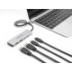 DELOCK USB hub 64230, 4x θυρών, 10Gbps, USB-C σύνδεση, γκρι DELOCK USB hub 64230, 4x θυρών, 10Gbps, USB-C σύνδεση, γκρι