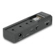 DELOCK docking station για M.2 NVMe/SATA ή 2.5"/3.5" SSD/HDD 64253, 10Gbps, μαύρο