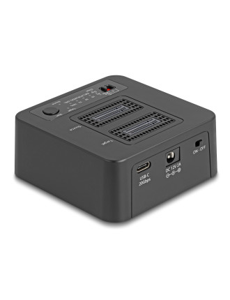 DELOCK docking station για M.2 NVMe SSD 64300, 2 θέσεων, 20Gbps, clone/erase function, μαύρο DELOCK docking station για M.2 NVMe SSD 64300, 2 θέσεων, 20Gbps, clone/erase function, μαύρο