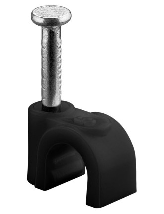 GOOBAY ρόκα στήριξης καλωδίων 64678, 5mm, μαύρο, 100τμχ